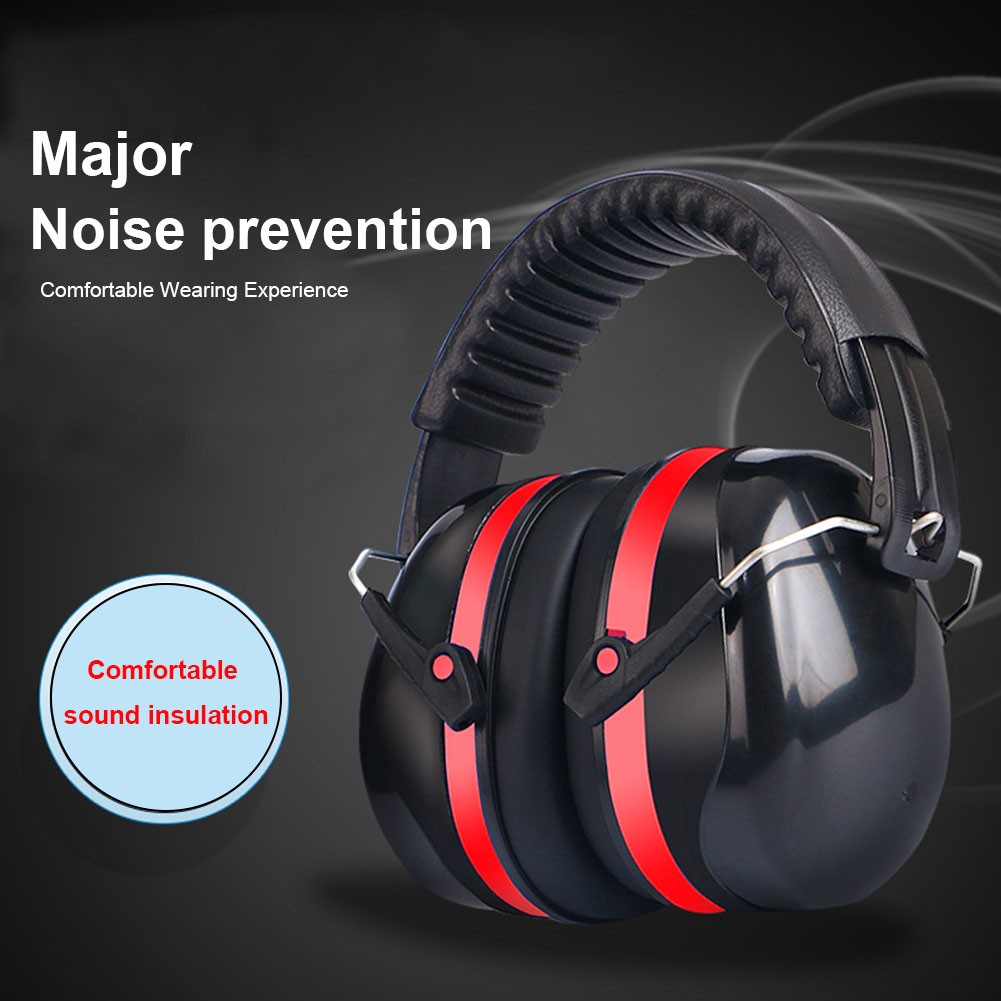 Portable Noise Reduction Soundproof Hunting Adjustable Construction Ear Muffs Sports Shooting Safety Hearing Protection Sleeping