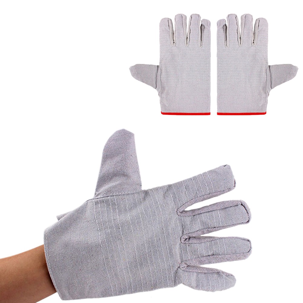 Non-slip Welding Construction Site Wear Resistant Canvas Work Safety Adult Multi-purpose Protective Gloves 24 Line Unisex