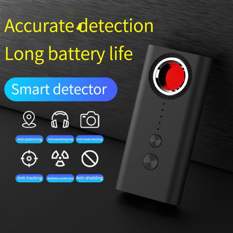 T1 Anti-Spy Hidden Camera Detector Portable Prevent Monitoring Wireless Signal Detector Car GPS Positioning Tracking Hotel Detection