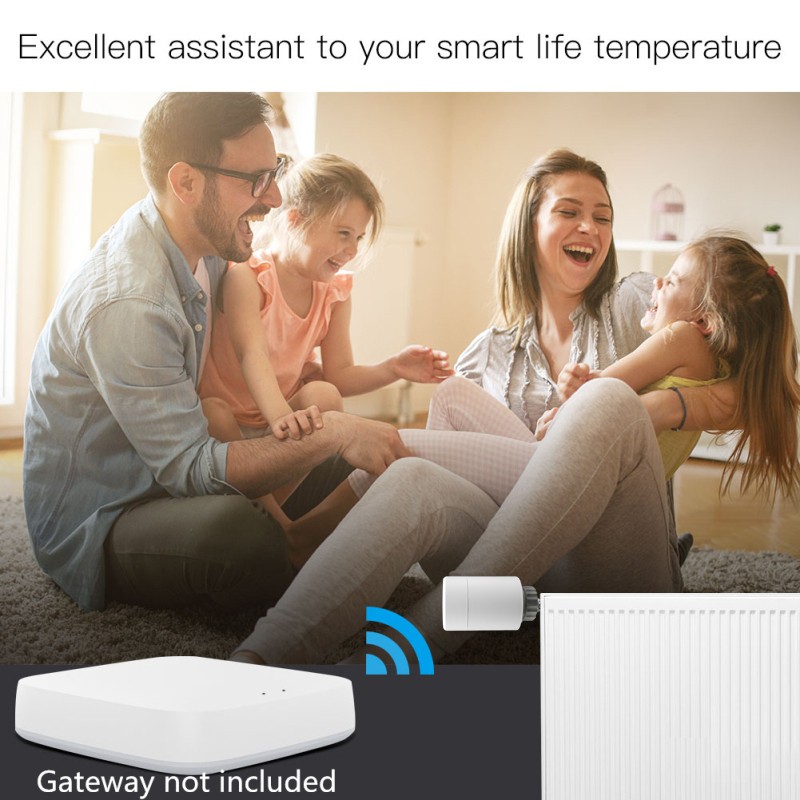 Tuya ZigBee 3.0 Smart Radiator Engine Programmable Thermal Radiator Valve Temperature Controller 2MQTT Setup with Alexa