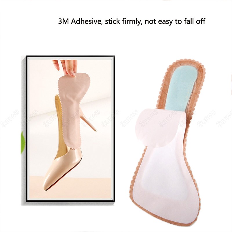 Sunvo Flat Feet Arch Support Insoles for Women High Heels Sandals Inner Soles Anti-slip Shoes Insert Feet Care Massage Insoles