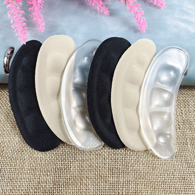 Leather Non-slip Insoles Anti-Pain Half Pad for Women Sandals Sticker High Heel Shoes Self-adhesive Patch Pad Front Care