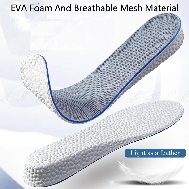 Memory Foam Height Increase Insoles For Men Women Shoes Insert Sneakers Heel Lift Mold EVA Material Increase Insole