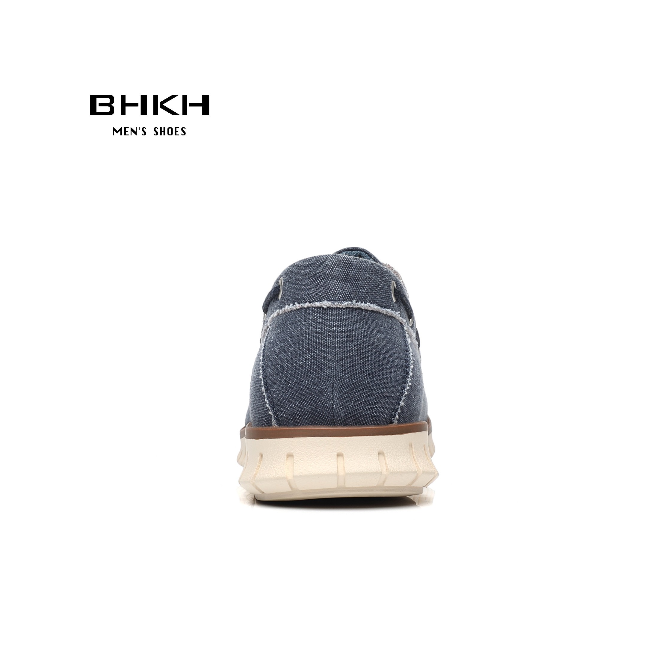 BHKH 2022 Autumn Canvas Loafers Shoes Fashion Men Casual Shoes Comfortable Smart Casual Shoes Office Work Footwear Men Shoes