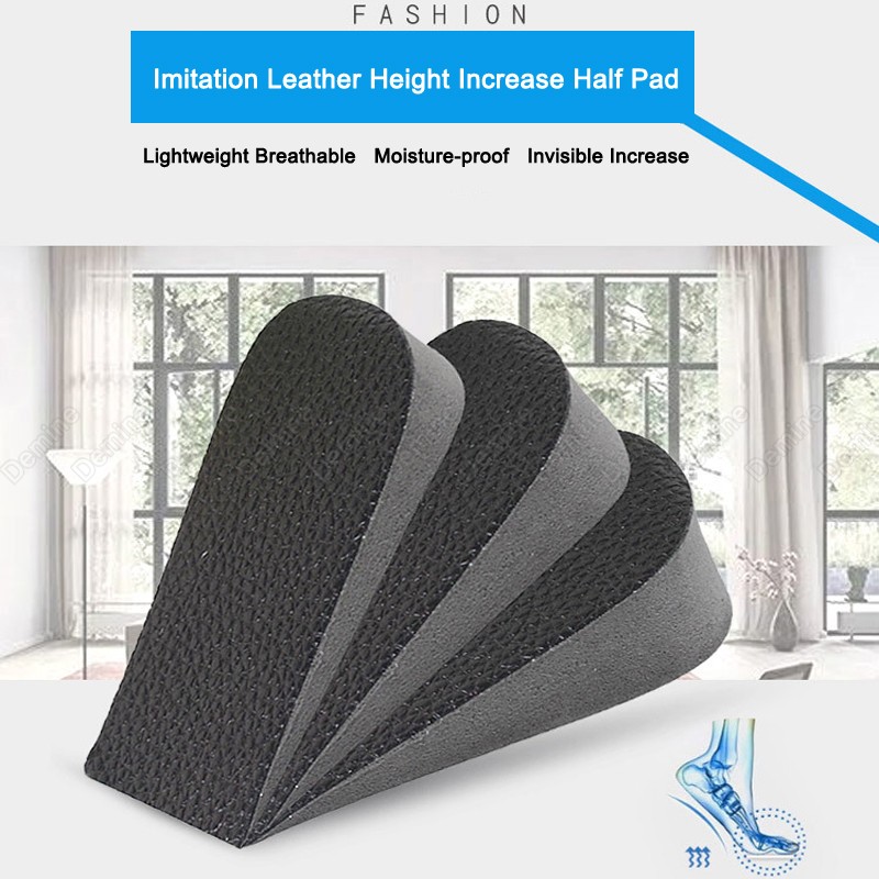 Invisible Height Increase Insoles For Shoes Heel Elevators Cushion Soft Anti-Slip EVA Memory Foam Increase Insoles For Mold Feet