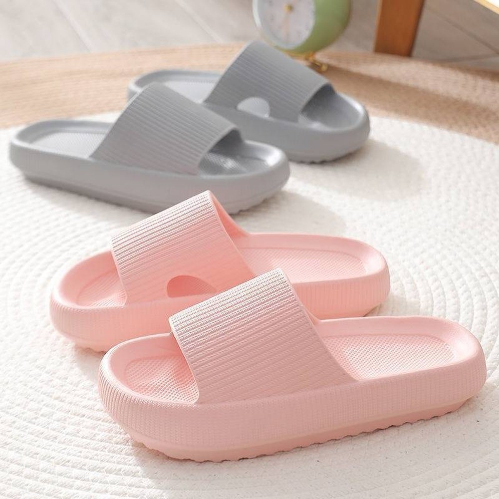 Home Slippers Summer Thick Platform Women Sandals Indoor Bathroom Non-slip Slides EVA Slippers Ladies Mens Shoes Dropshipping