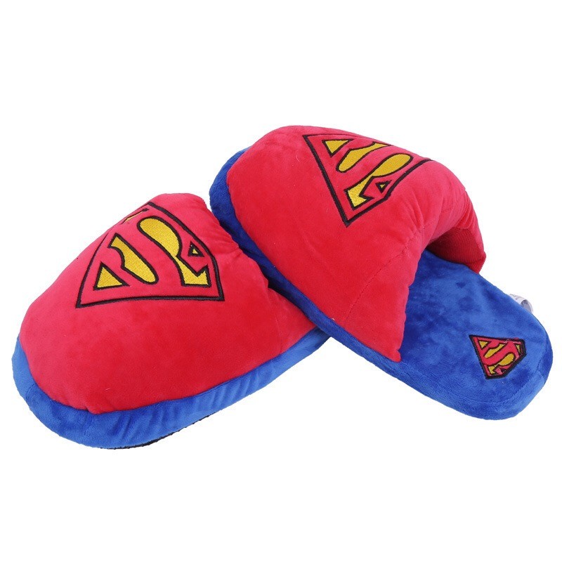 Plush Indoor Slippers For Men Women Superhero Shoes Cartoon Adult Winter In 4 Styles Available