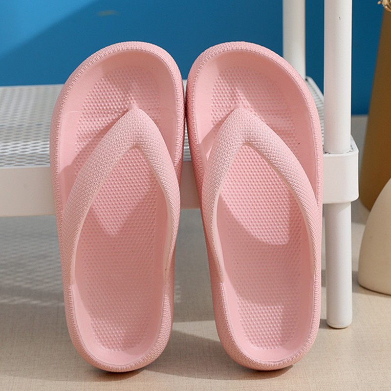 Remusi Plus Size Thick Platform Flip Flops Women 2022 Summer Fashion Non-slip Beach Slippers Woman Soft Sole Home Slides Sandals