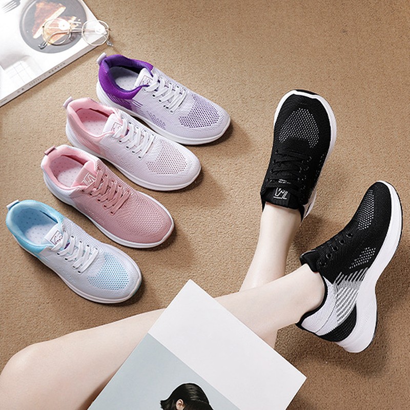 Women Casual Shoes Fashion Breathable Walking Mesh Flat Shoes Woman Sneakers Women 2022 Tenis Feminino Women's Shoes