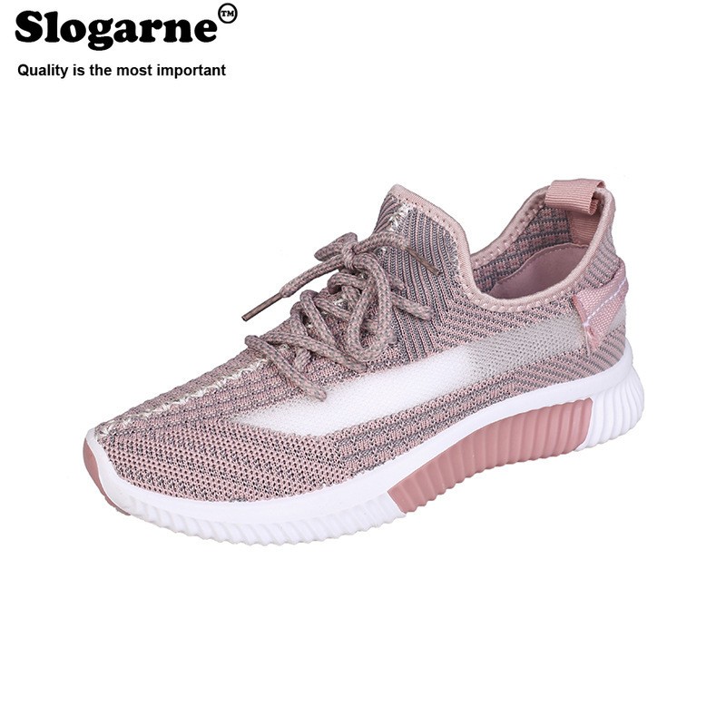 Women Vulcanized Sneakers Weave Mesh Platform Shoes Ladies Spring Autumn Trend Chunky Sneakers Flats Women Casual Sneakers