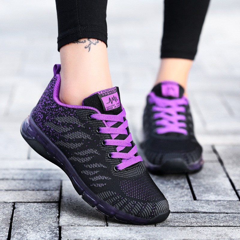 Ladies Mesh Breathable Sneakers Women Comfortable Soft Sole Running Shoes Outdoor Casual Shoes Sneakers