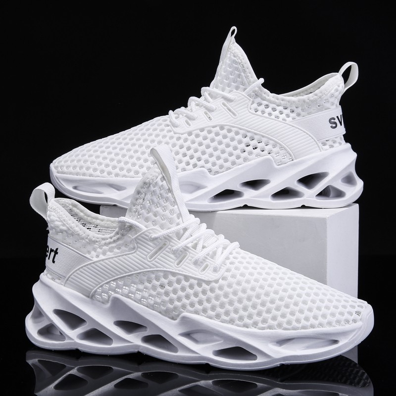 Men's Sneakers Hollow Mesh Sneakers Male Outdoor Breathable Shoes Walking Shoes Comfortable Sneakers Running Shoes