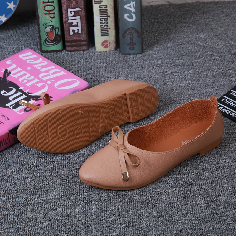 New Fashion Casual Summer Shoes Elegant Comfortable Ladies Fashion Flats Leisure Butterfly Knot Female Flat Shoes Women Shoe