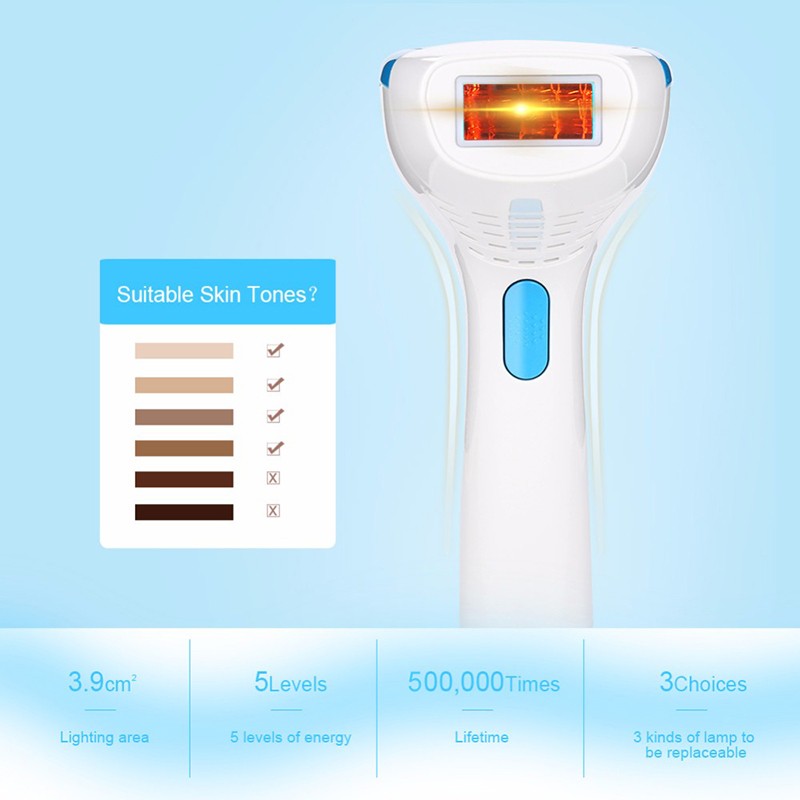 Malay M3 Hair Removal Laser Epilator Laser Permanent Hair Removal Electric Hair Removal Depilador A Laser 500000 Flashes