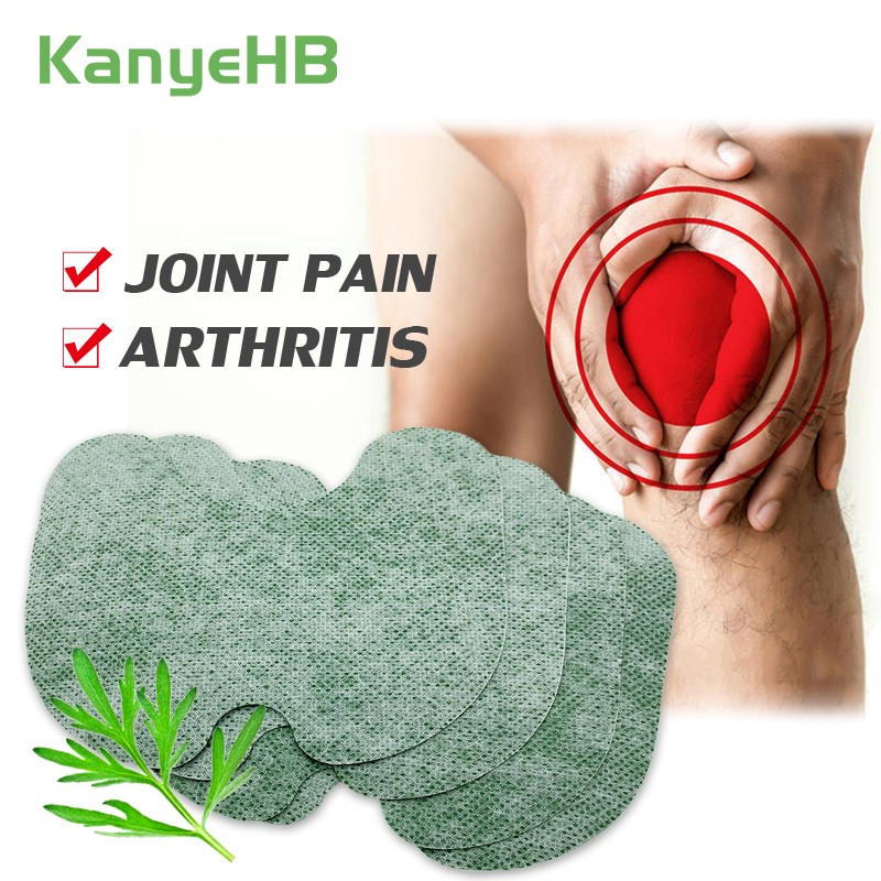 24pcs/2bags Knee Plaster Sticker Wormwood Extract Knee Joint Pain Relieving Pain Patch Knee Rheumatoid Arthritis Body Patch A310