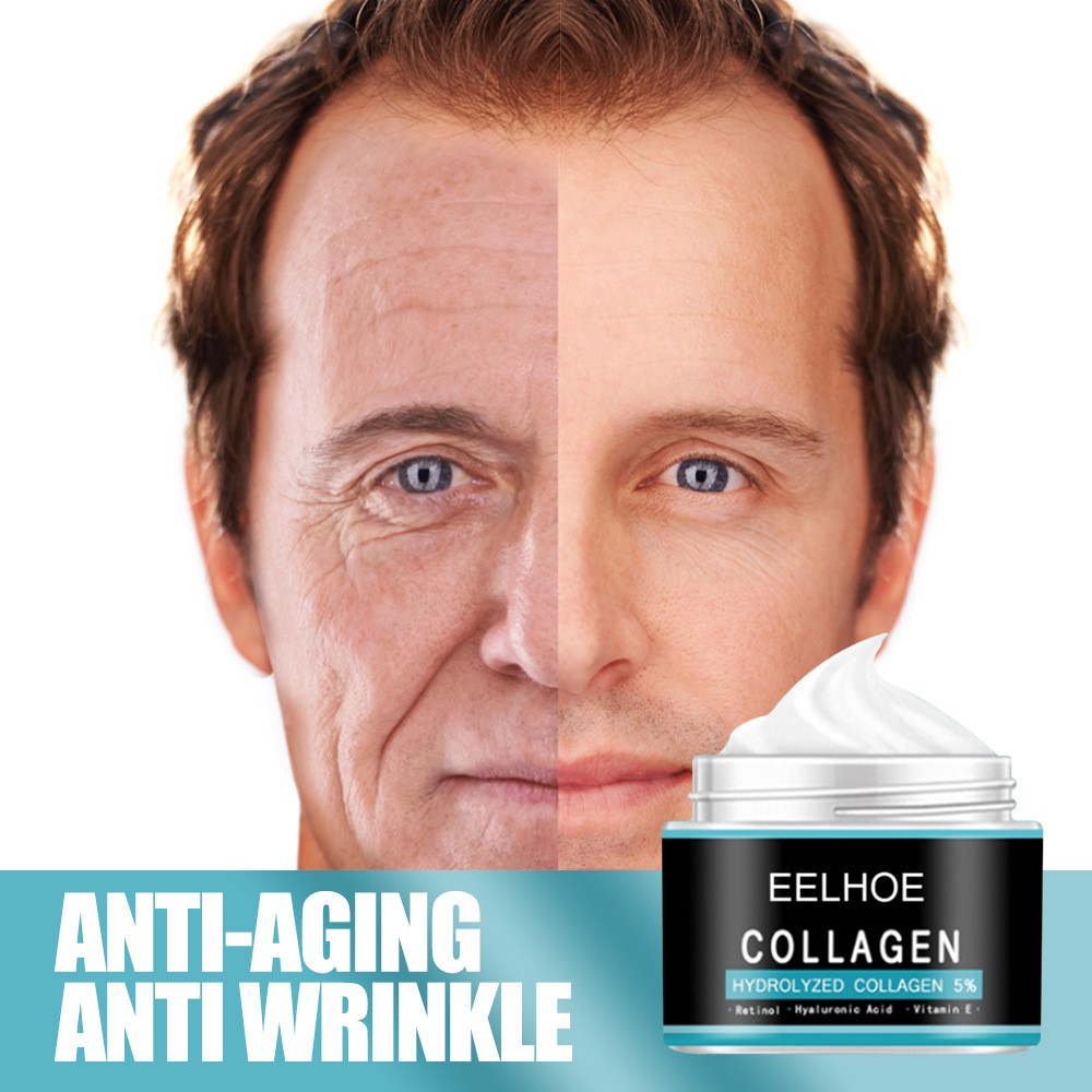 Men Anti Aging Wrinkle Face Cream Deep Moisturizing Oil-control Day Firming Face Care Cream Brightening Lifting Skin Care