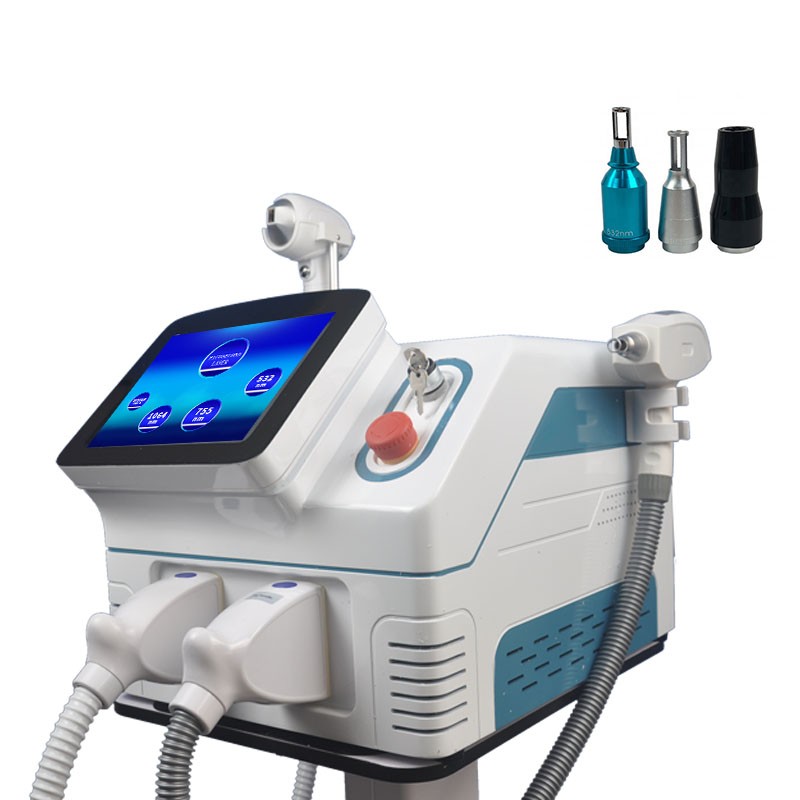 2 in 1 Multifunctional YJNM 808nm 1064nm Tri-Diode Laser Hair Removal and Tattoo Removal Machine Laser Tattoo Removal