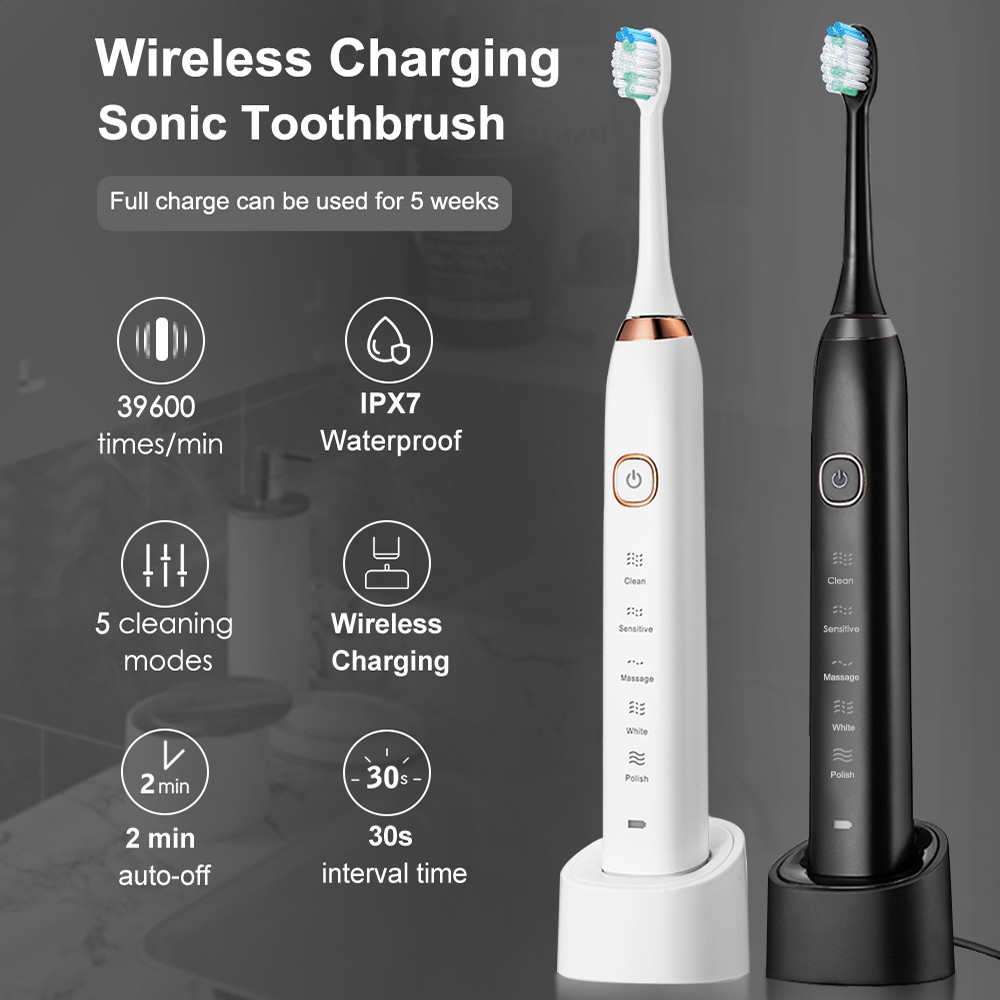 Sonic Electric Toothbrush Toothbrush Electric Toothbrush Ultrasonic Brush Adult To Clean Teeth Fast Shipping Sarmocare s100