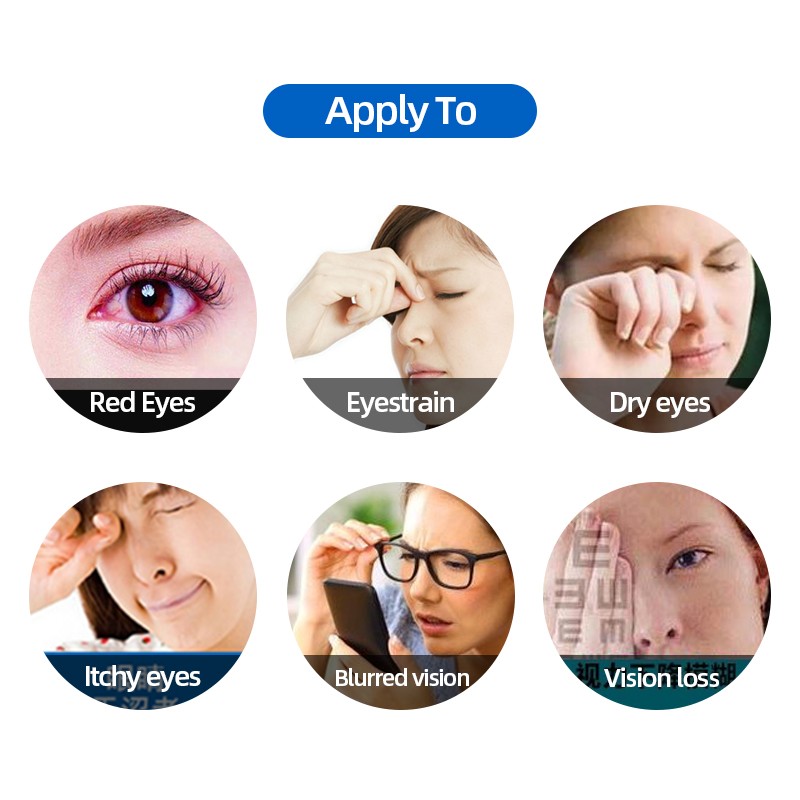 Improve eyesight 15ml high quality eye drops cod liver oil relieve blurred vision clean eye drop detox discomfort