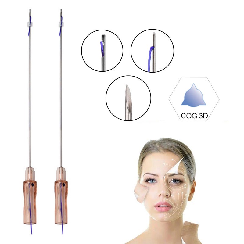 5pcs/bag Pdo Thread Korea Medical Non Surgical Absorbable Fio de Casting Cog 3D 4D 6D faciales Lifting Cones Cog Hilos Tensores