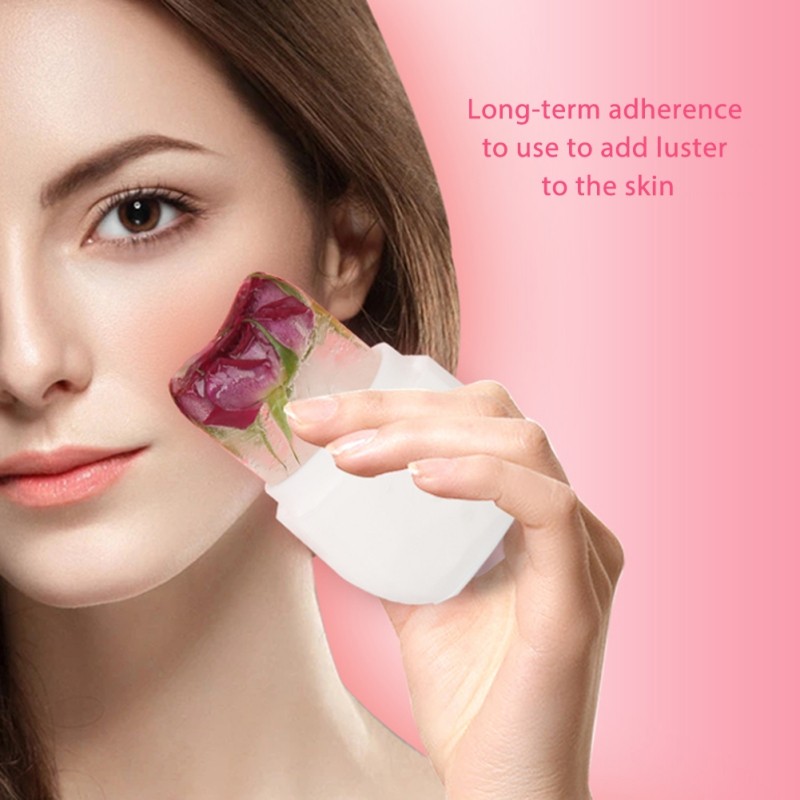 Beauty Ice Facial Massage Roller Ice Facial Massage Ice Flower Silicone Ice Mold Beauty Pain Relief Reduce Swelling Skin Care