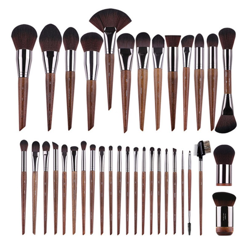 1/2 Makeup Brushes Cosmetic Powder Foundation Brush Blush Contour Eye Shadow Eyebrow Eyeliner Eyelash Blending Beauty Tools