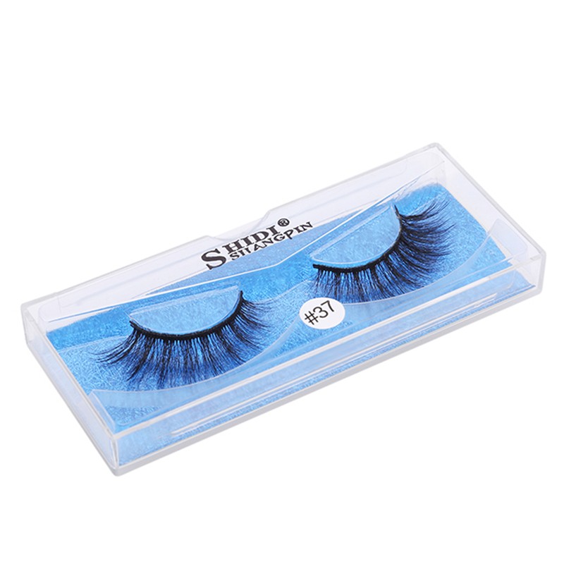 1 Box Mink Eyelashes Handmade Makeup Natural Long False Eyelashes 3D Mink Eyelashes