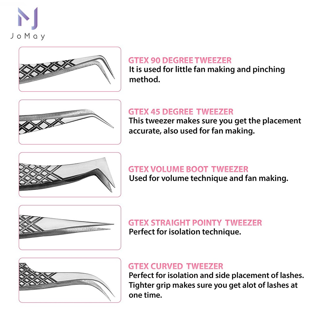 Stainless steel eyelashes tweezers makeup professional eyelashes tweezers tweezers eyebrow tweezers excellent closure