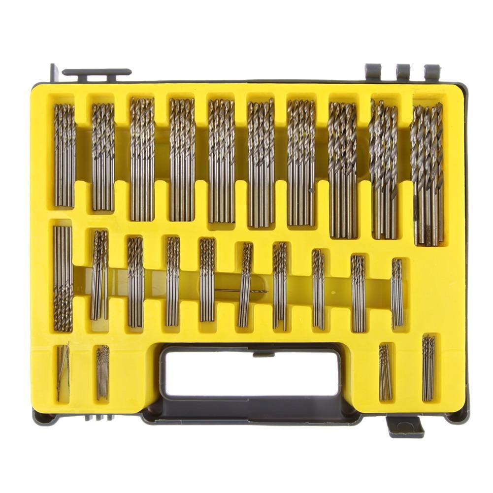 0.4mm-3.2 150pcs Mini Twist Drill Bit Kit HSS Micro Precision Twist Drill Bit Drill Bit Wooden Arts Craft Hole Maker for Model Craft