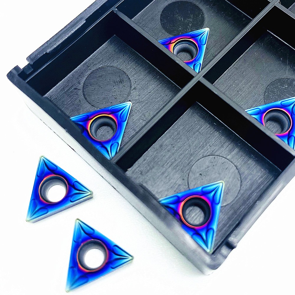 TCMT110204 High Quality Carbide Insert TCMT 110204 Turning Tool Blue Flame Series CNC Milling Lathe Cutting Blades