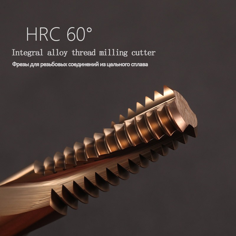 HRC 60 CNC Carbide Drill Bit Milling Cutter Single/3/Full Tooth M1 M1.2 M1.4 M1.6 M1.8 M2 Machine End Mill Cutters M10 M12 M14 M16