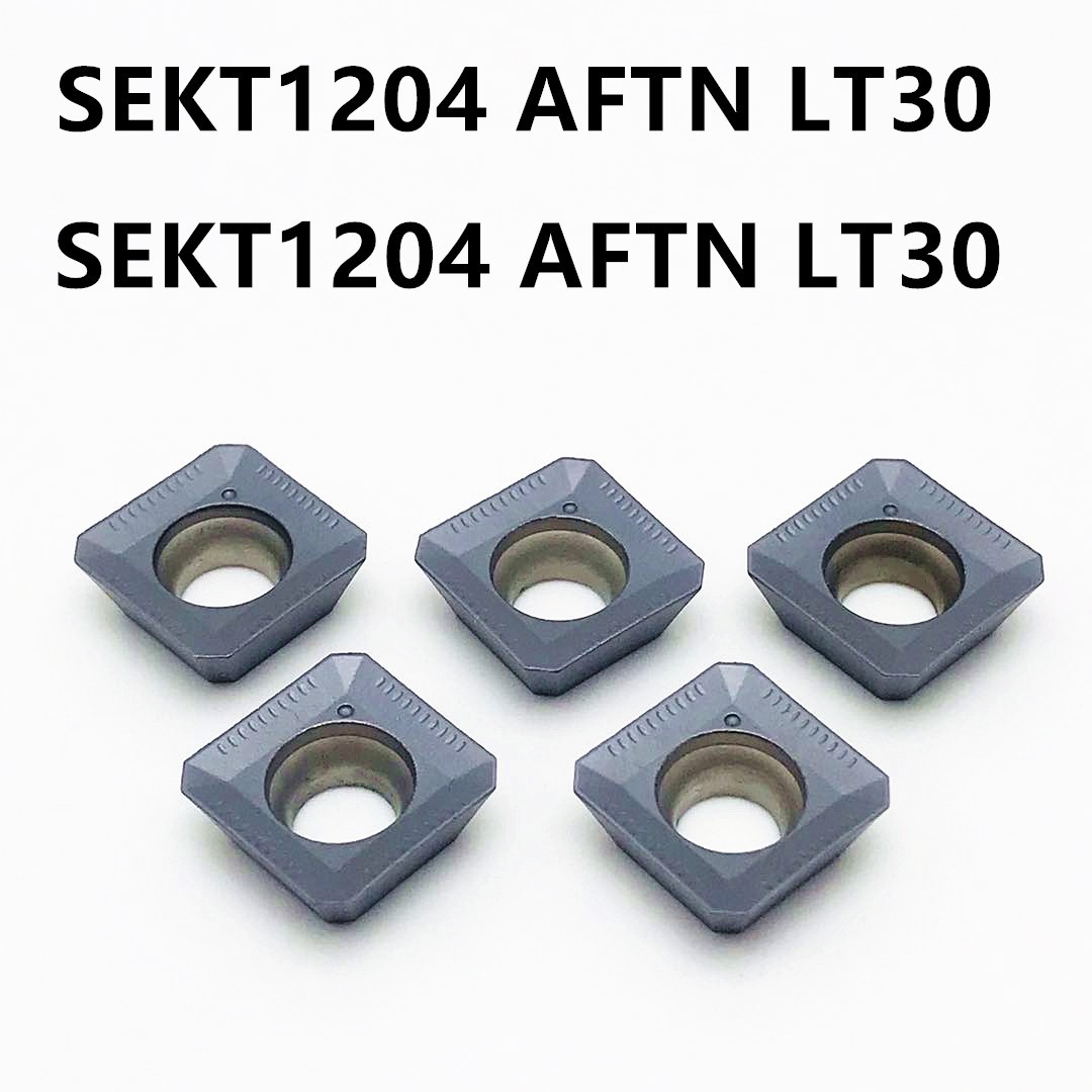 Original 100% SEKT1204 AFTN LT30 Milling Insert Carbide Milling Cutter High Quality Turning Tool Lathe Tool sekt 1204 Insert