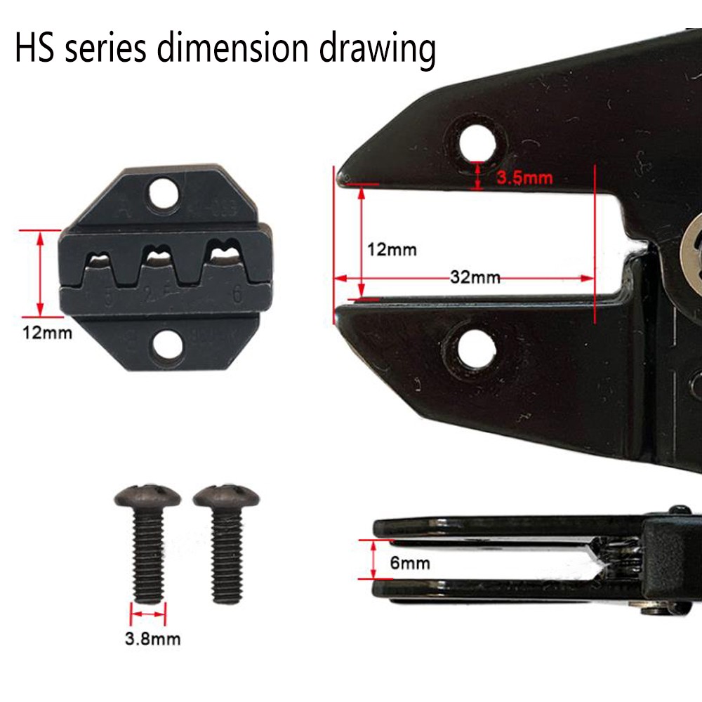 Crimping Jaw Pliers HS-03BC/30J/40J/10A/10WF/35WF/103/256N/06WF2C/05H for Crimping Terminals