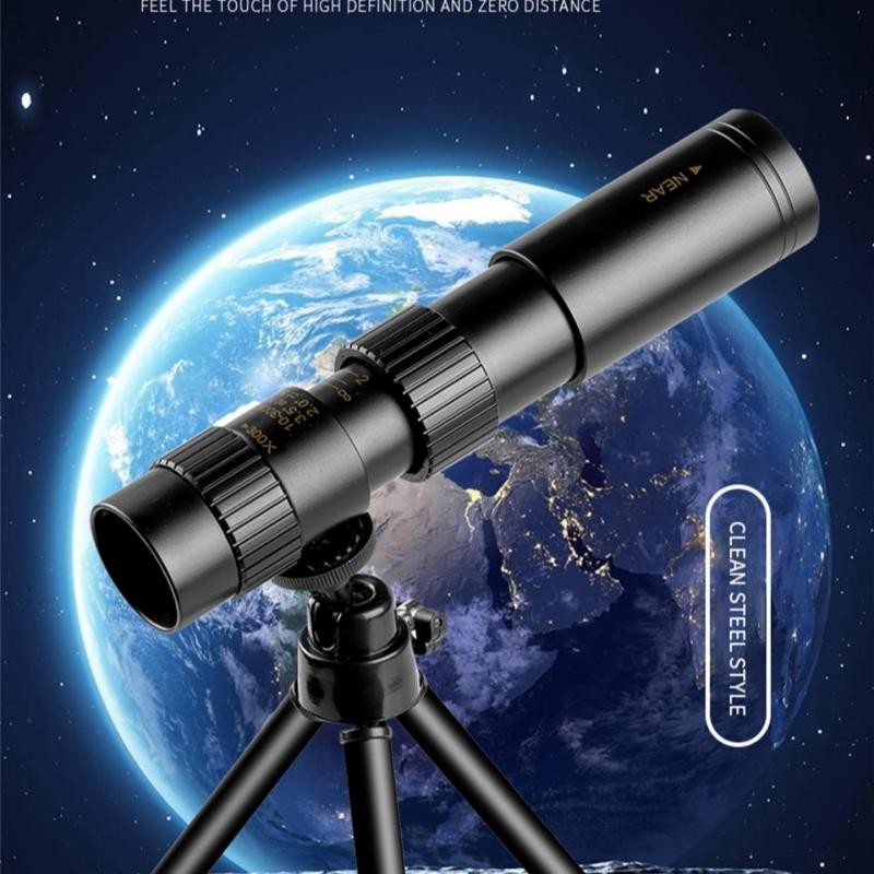 10-300X40 Professional Monocular Telescope Hd Powerful Full Steel Portable Binoculars High Quality Take Pictures For Camping