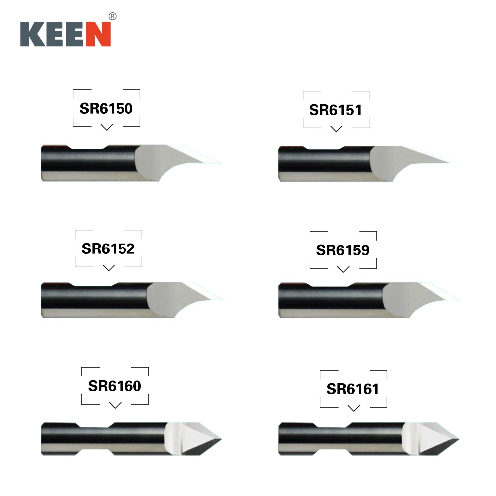 6mm Round Single Edge Tungsten Carbide Blades, ZUND, COMELZ, ATOM Cutter SR6303 SR6307 SR6310 SR6315 SR6316 SR6375