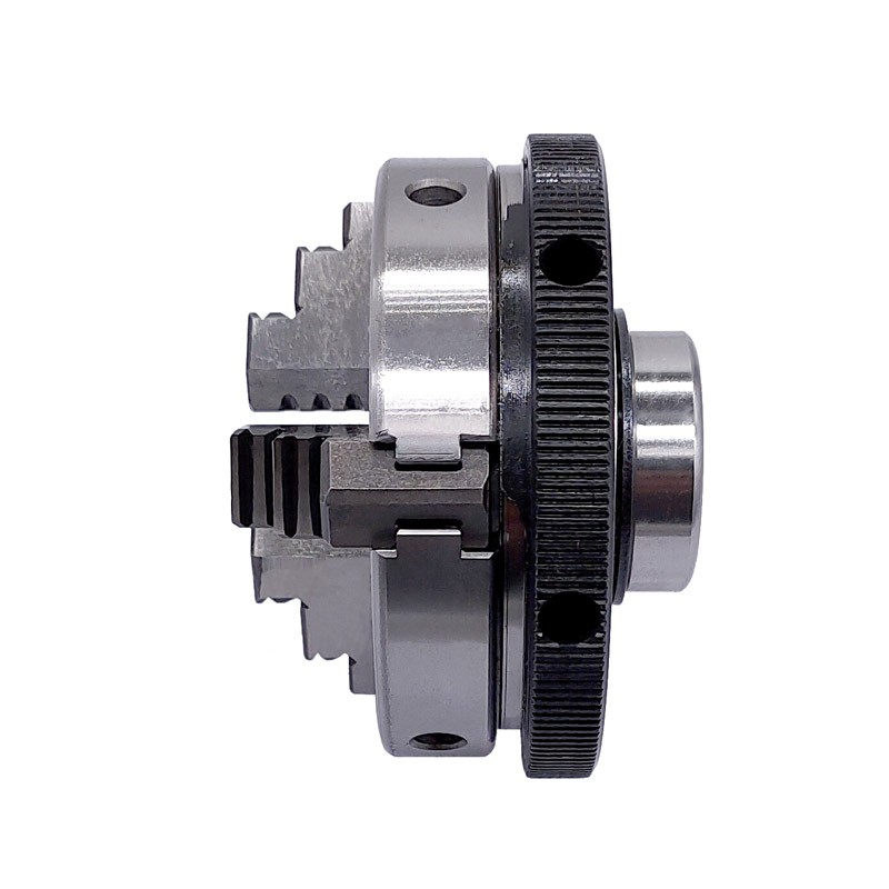 K01-50 63 80 Mini Lathe Chuck 3 Jaw Woodworking Hand Chuck With Mounting Thread Bolt Rod Self Centering Lathe Chuck Tool