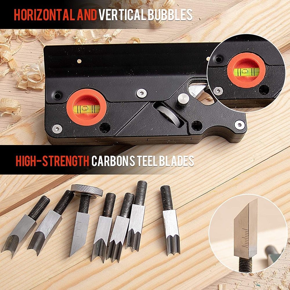 Wooden Manual Angle Knife Plane Plane Angle 45 Degree Bevel Trimming Woodworking Tools