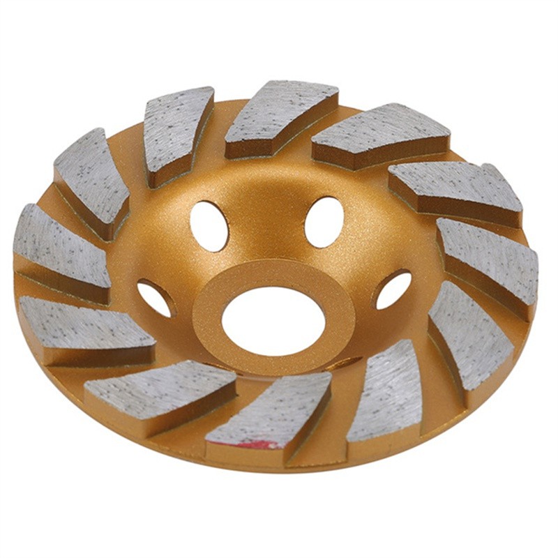 4 Inch 8 Holes HGS Part Grinding Machine Wheel Diamond Grinding Cup Disc Concrete Granite Stone Grinder DIY Power Tool