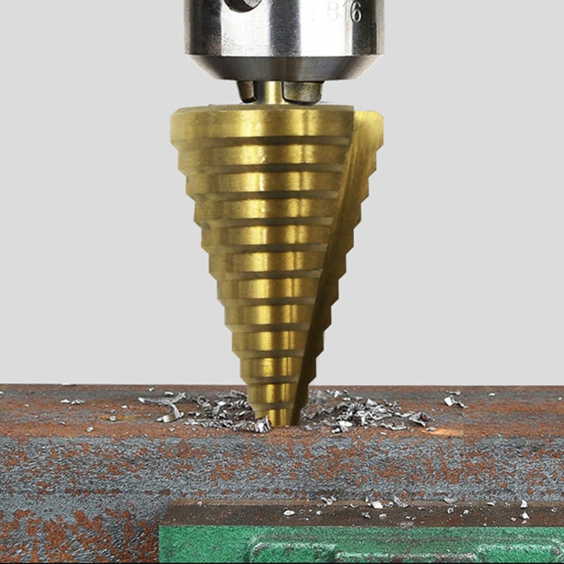 High Speed ​​Steel Step Drill Bit For Metal Wood Hole Cutter HSS Titanium Coated Drill Big Size Power Tools 4-32mm 4-42mm