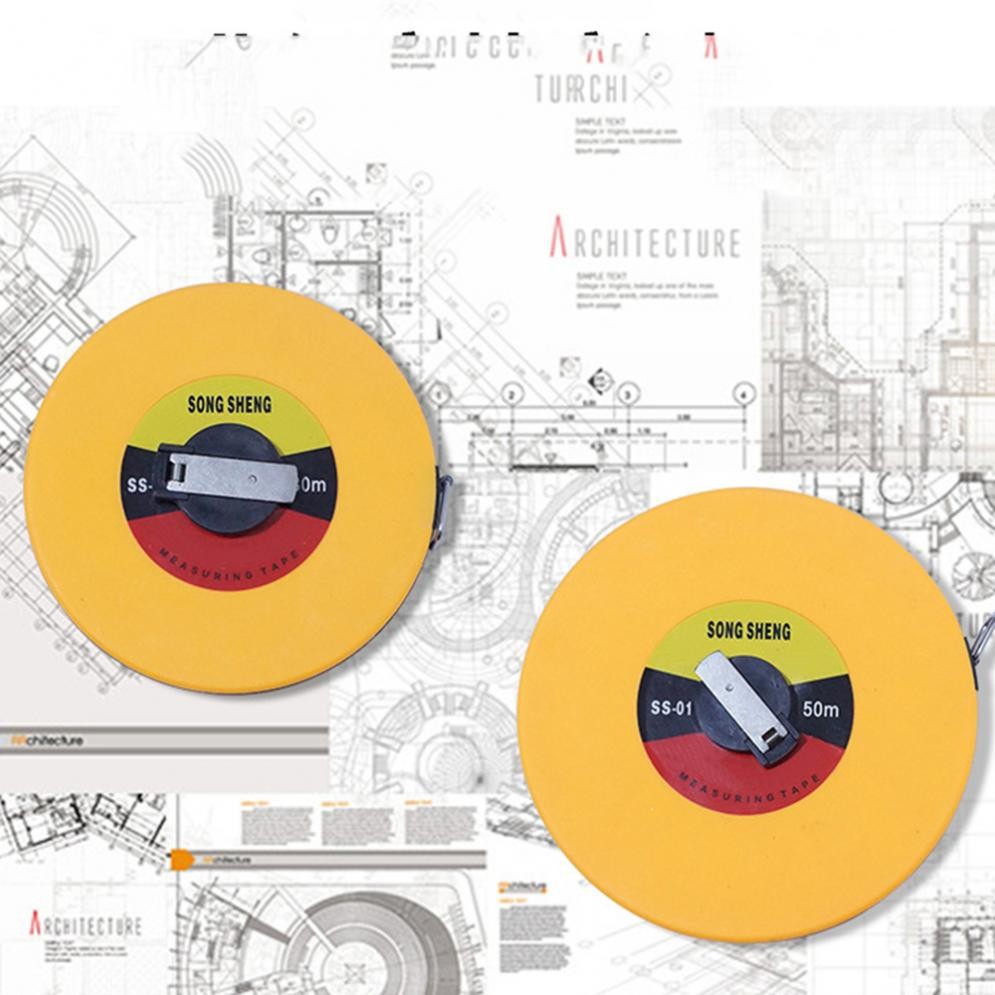 10/15/20/30/50M Tape Measure Circular Fiberglass Leather Tape Joiner Metric Measuring Device Tape Measure Woodworking Tool