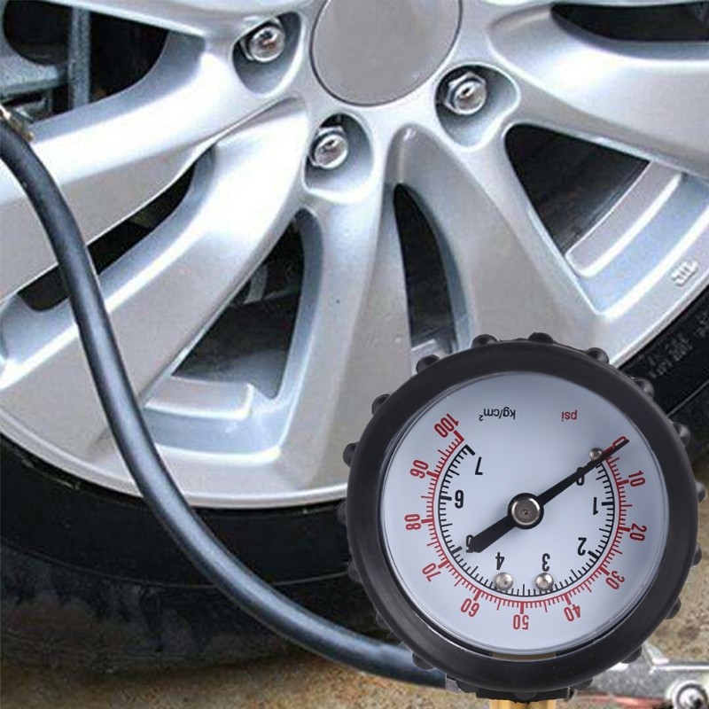 Professional Quick Tire Deflator Pressure Gauge 100Psi With Special Chuck For 4X4 Large Off-Road Tire On Jeep 649A