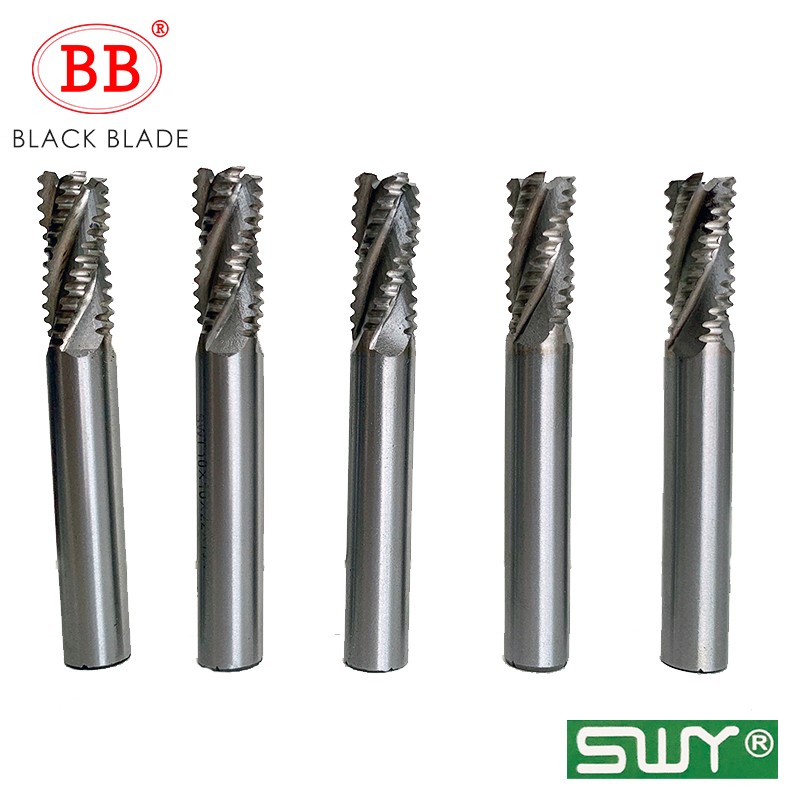 BB Roughing End Cutter HSS Cutters 4 Flute 5mm to 45mm Saw Metal Blade Machining Inch & Iso 6mm 8mm 10mm 12mm 16mm