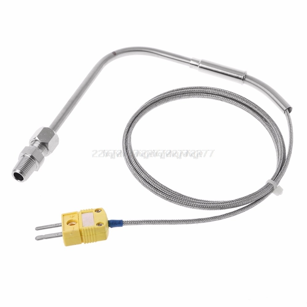 EGT K Type Thermal Temperature Controllers , 0-1250c Exhaust Gas Probe Connector with My06 19 Bare End