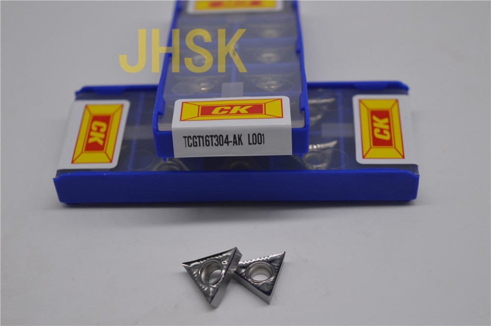 Free shipping 10pcs TCGT16T304-AK/TCGT32.51-AK used for superior quality aluminum