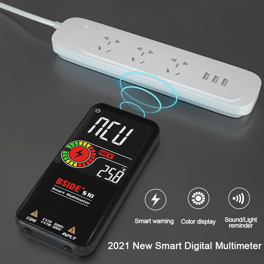 BSIDE Digital Multimeter S11 S20 DC Intelligent DC Omnidirectional AC Capacitor AC Ohm Diode NCV Hz Detector EMF Tester