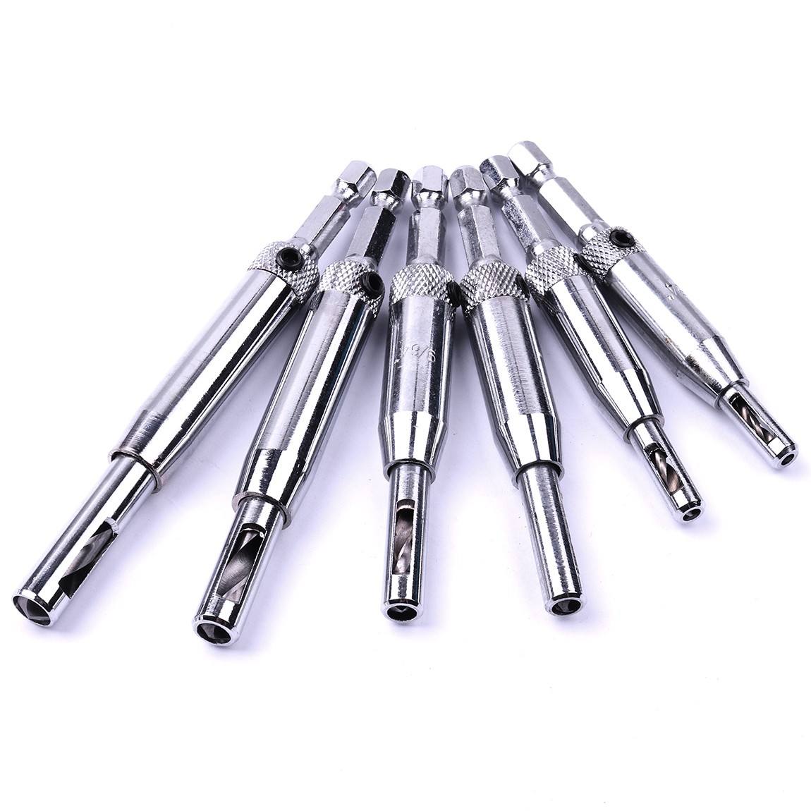 1pc HSS 1/4'' Hex Shank Self Centering Door Lock Hinge Drill Bit Pilot Hole Tool 5/64 7/64 9/64 11/64 inch