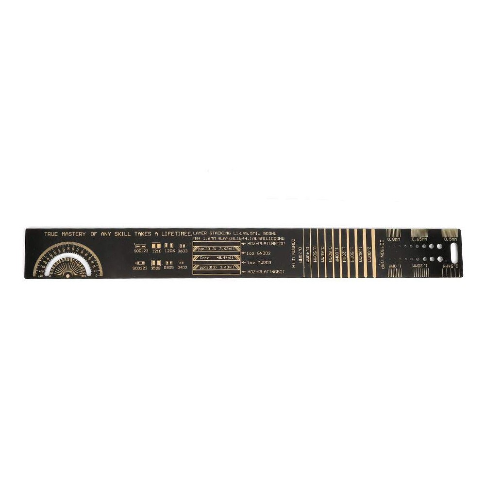 Multifunctional PCB Ruler Printed Circuit Board Chip Reference IC SMD Diode Module Packaging Electronic Engineer Tools