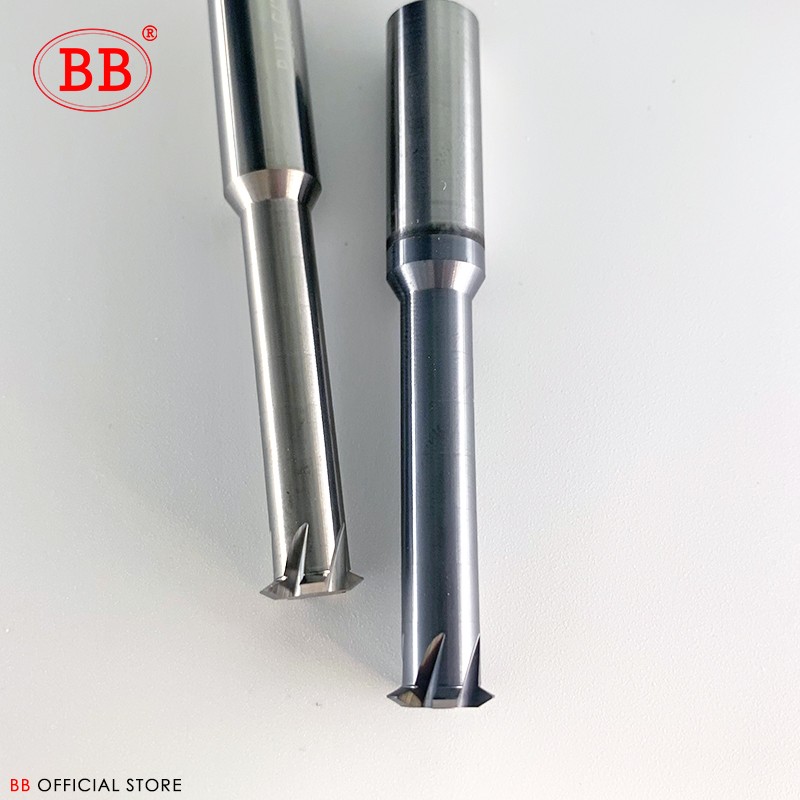 BB 1 Teeth Thread Milling Cutter Tungsten Carbide CNC Steel Machining Aluminum 60 Degree M1.2 M1.6 M2 M2.5 M3 M4 M5 M6 M8