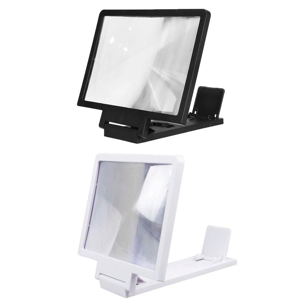 2021 new mobile phone screen magnifier 3d enlarge amplifier video projector bracket desk stand holder for phone