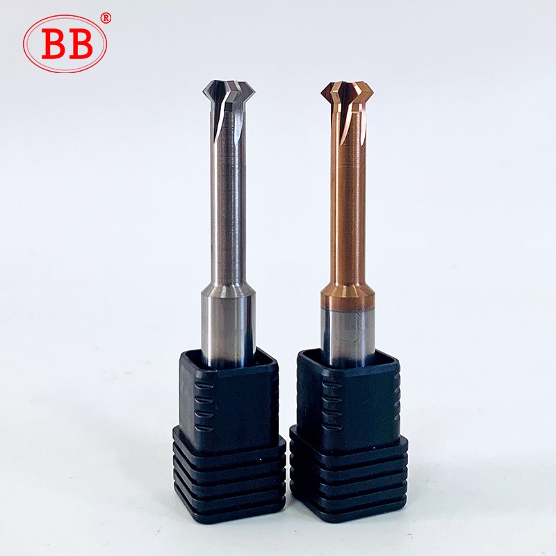 BB Double Front Chamfer Cutter 90 Degree Metal Drill Bit Internal Burr Removal Tool